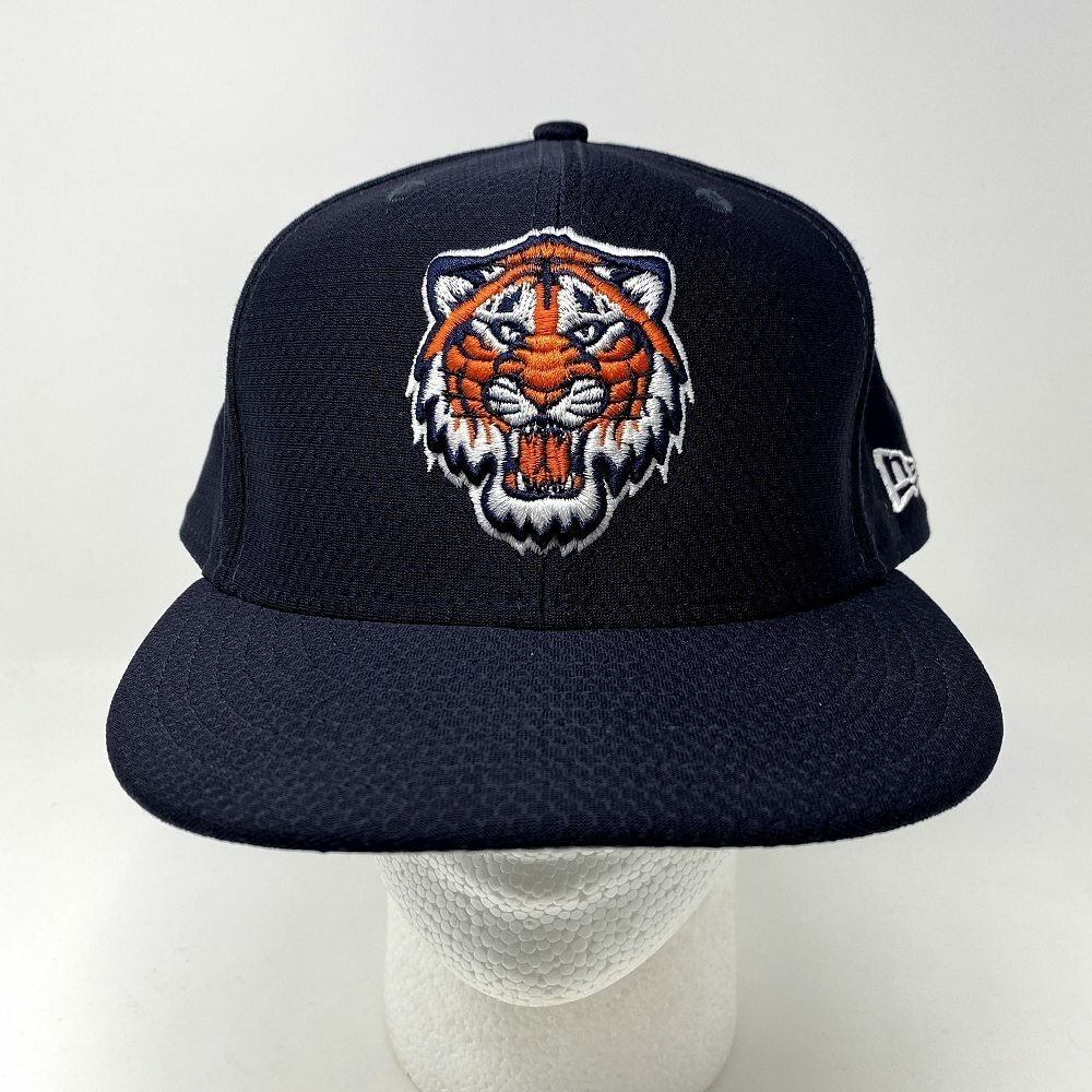 NWOT Detroit Tigers Spring Training Fitted Hat 7 7/8 MLB Baseball Cap Blue